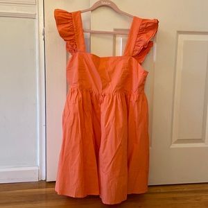 Caitlin Covington Pink Lily Orange Dress